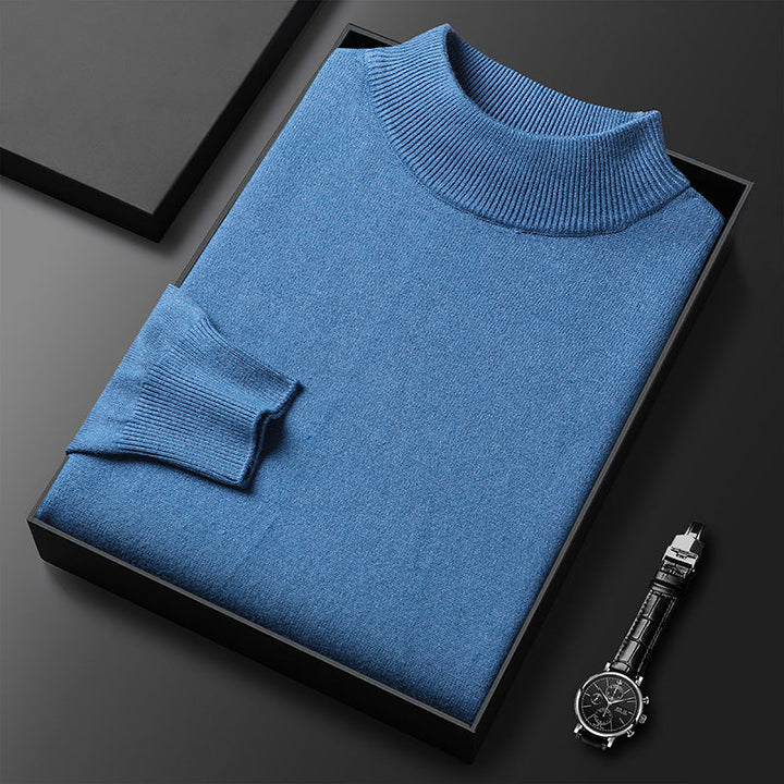 Stijlvolle heren coltrui, slim fit en comfortabel. Ideaal voor trendy wintermode.