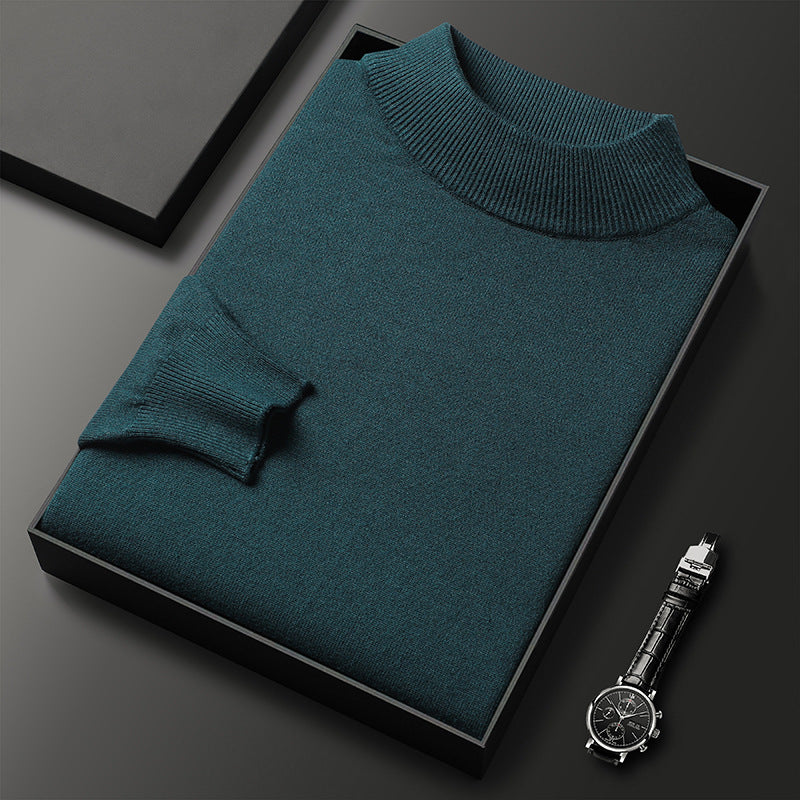 Herentrui met col, warm en comfortabel. Trendy en veelzijdig voor casual en nette outfits.
