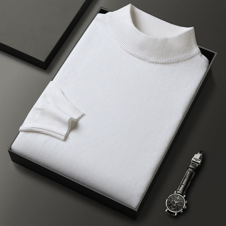 Heren coltrui, slim fit, comfortabel en stijlvol. Perfecte warme trui voor wintermode.