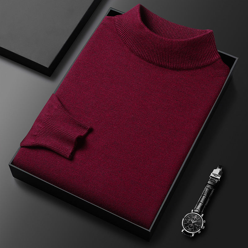 Trendy heren coltrui met col, comfortabel en warm. Ideale herenkleding voor de winter.