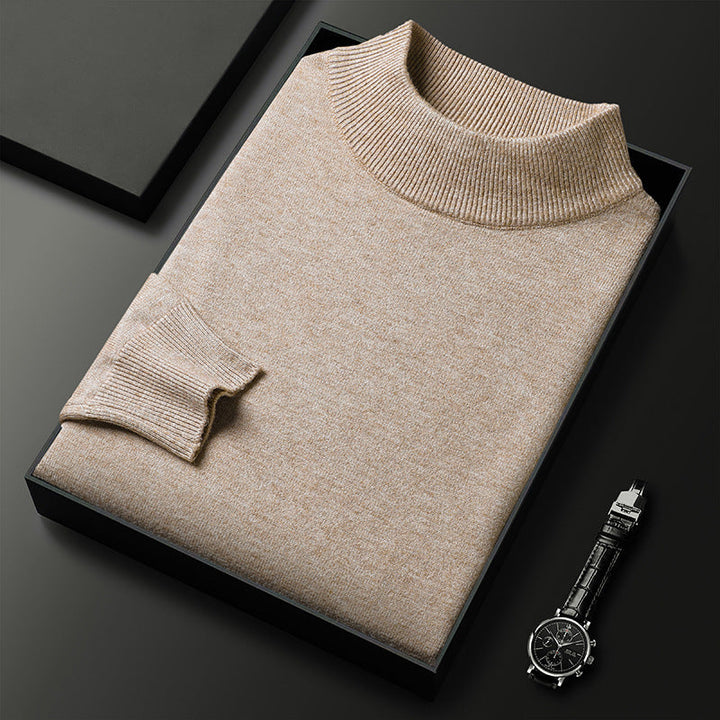 Casual herentrui met col, comfortabele pasvorm. Perfecte wintermode voor mannen.