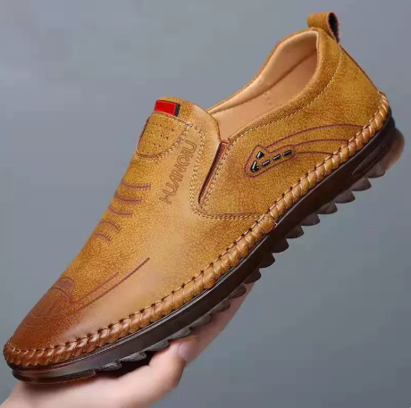 Casual herenschoenen: zwarte mocassins met antislip en ademend comfort, veelzijdig voor formeel en dagelijks gebruik.