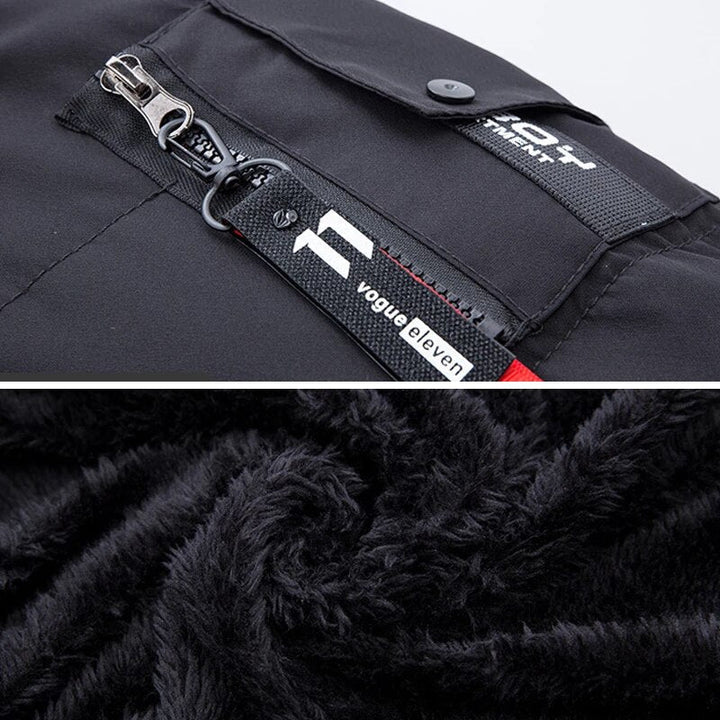 Veelzijdige heren winterjas, warme parka geschikt als stijlvolle buitenkleding en bovenkleding.