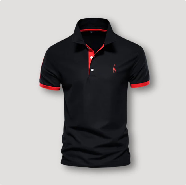 Moderne heren polo met korte mouwen in diverse kleuren, perfect voor een dagelijkse, comfortabele outfit.