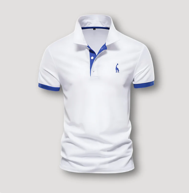 Veelzijdige heren polo shirt korte mouwen, perfect voor smart casual gelegenheden en zomerdagen.
