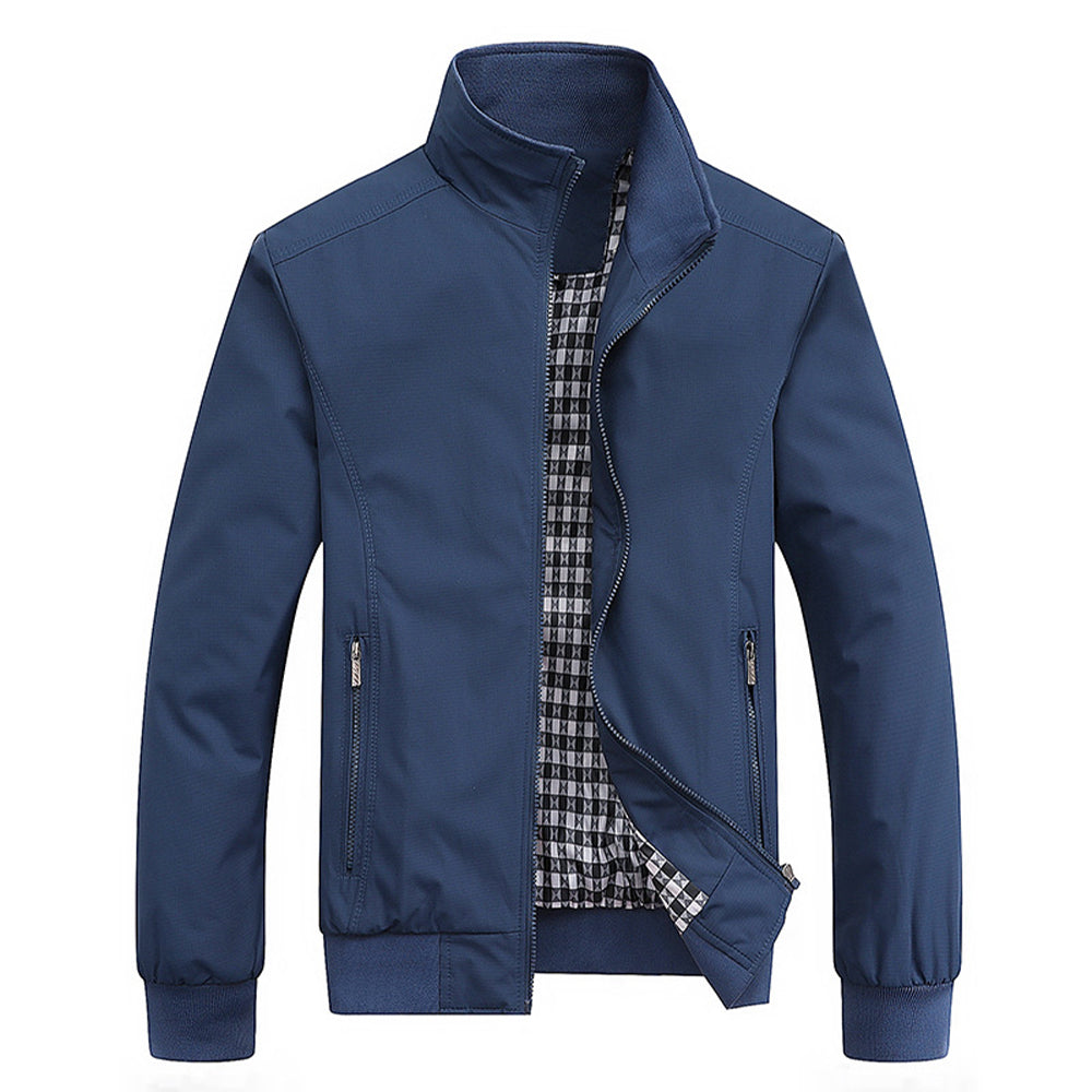Stijlvolle heren retro tussenjas, wind- en waterdicht. Perfect voor herfst en winter. Casual én zakelijk.