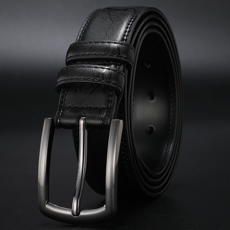 Stijlvolle heren riem met klassieke pin gesp. Duurzame accessoire voor zakelijk of casual gebruik.