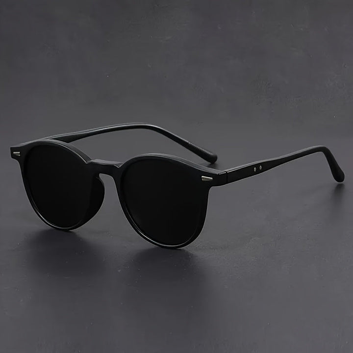 Heren ronde retro zonnebril; stijlvolle eyewear die past bij elke gelegenheid en outfit.