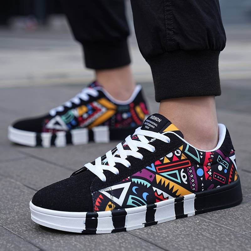 Stijlvolle heren skateschoenen met optimale grip voor skateboarden, ideaal voor urban lifestyle en vrijetijd.