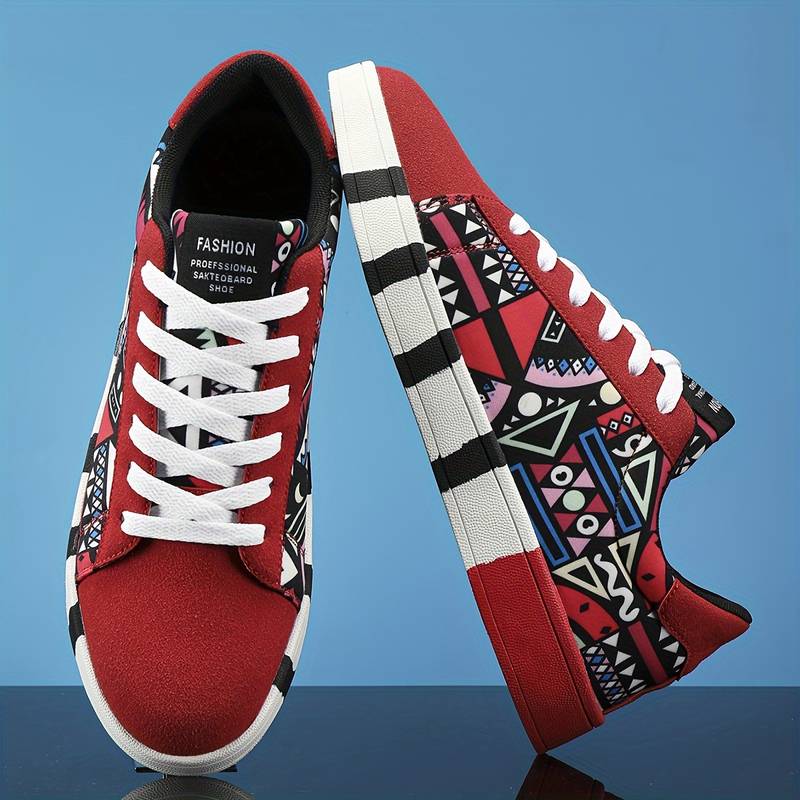 Trendy heren skateschoenen met comfortabele pasvorm en demping, perfect voor lange skate sessies en vrijetijd.
