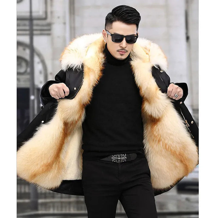 Warme heren winterparka, ontworpen voor maximaal comfort en duurzaamheid tijdens koude winters.