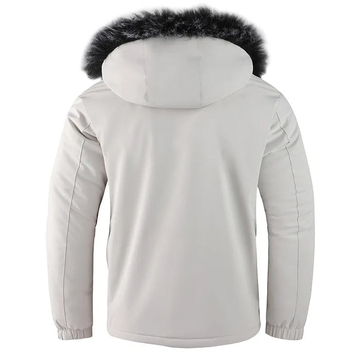 Warme heren winterjas, waterdicht en met praktische capuchon, comfortabele parka voor herfst en winter.