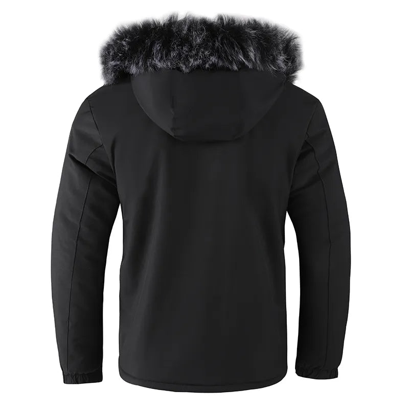 Robuuste heren winterparka, warm en waterdicht, ook beschikbaar in grote maten, ideaal voor elke man.