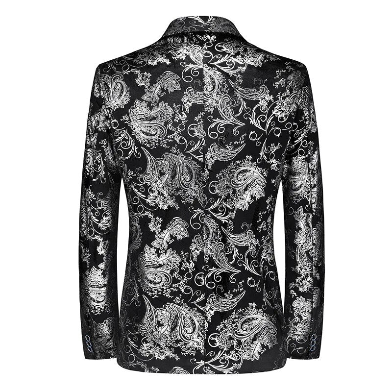 Formele heren blazer, ideaal voor avondkleding of business casual, geeft een geraffineerde look.