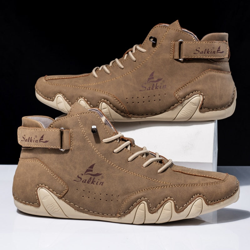 Casual hoge herenschoenen, perfecte mix van stijl en comfort voor een moderne look.