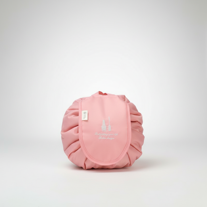 Georganiseerde dames make-up tas met diverse vakken. Waterdichte opbergtas voor al je cosmetica op reis.
