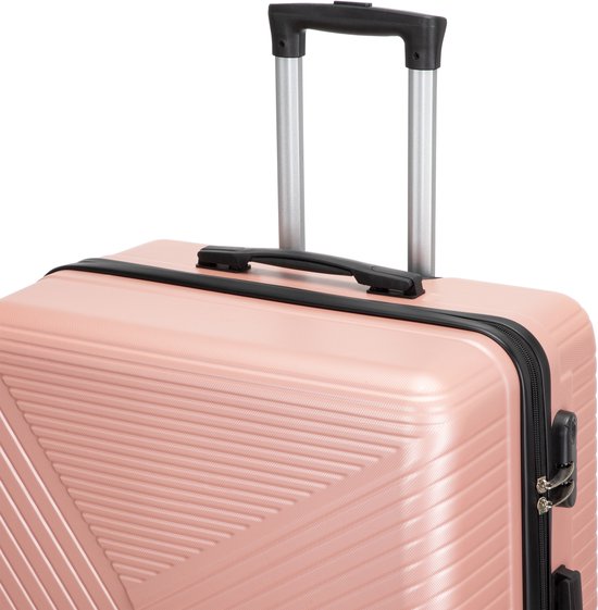 Duurzame hardcase kofferset Santorini (2-delig) met sterke schaal, ideaal voor frequent reizen.