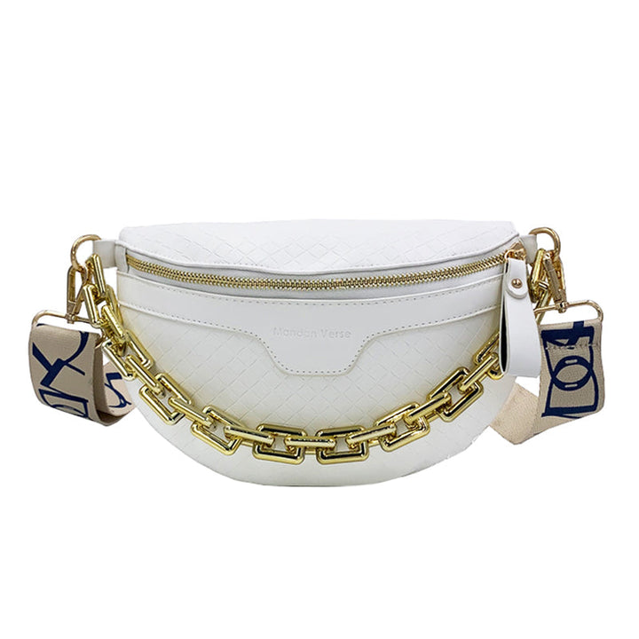 Stijlvolle Shana dames crossbodytas van PU leer in zwart, elegant en trendy voor elke gelegenheid.