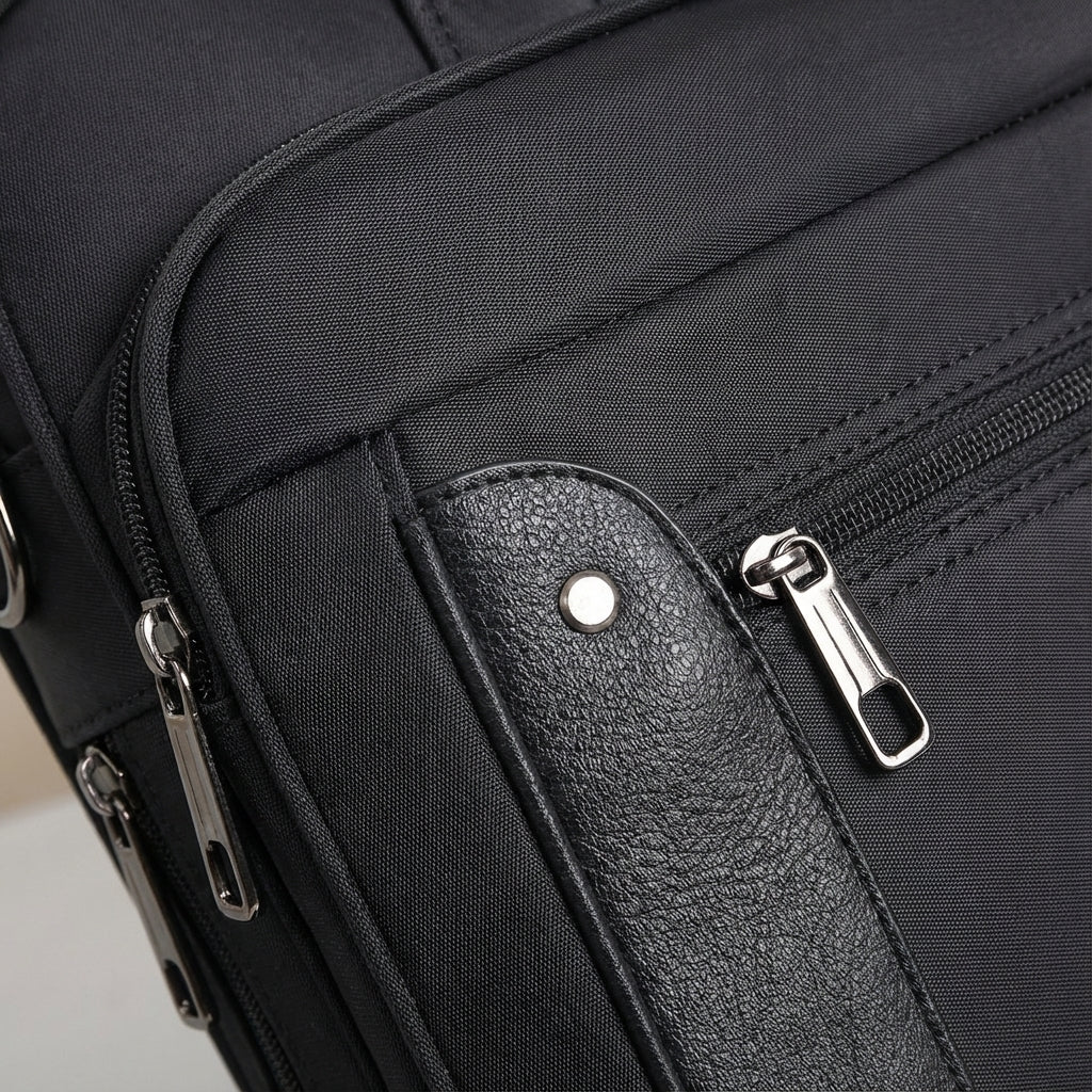 Moderne UrbanBrief canvas schoudertas, perfect als zakelijke tas, computertas of veelzijdige reistas.
