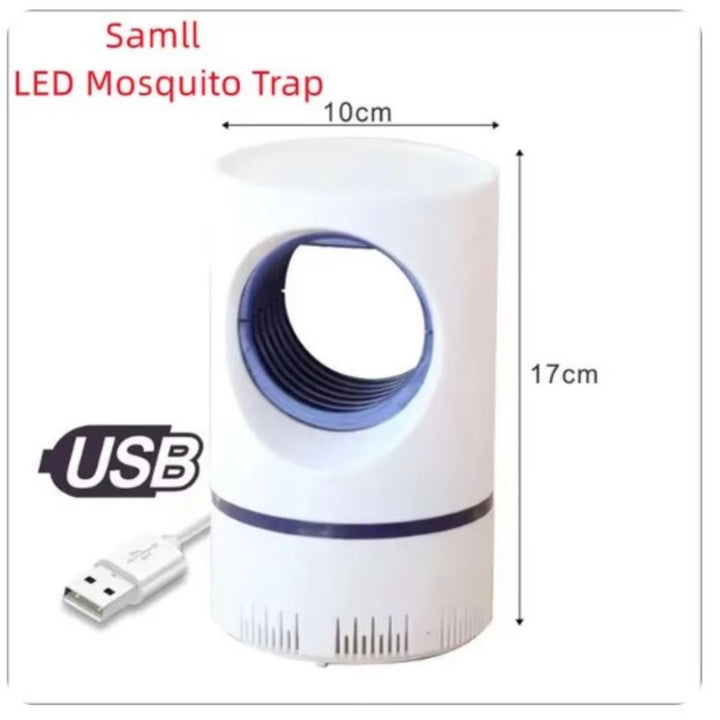 Stille elektrische LED muggenlamp met UV-licht en ventilator, ideaal voor muggenbestrijding binnen en buiten.