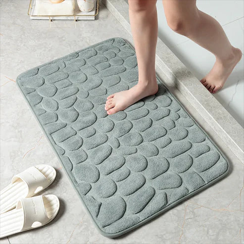 Luxe badmat met traagschuim voor ultiem comfort, super absorberend en snel drogend.