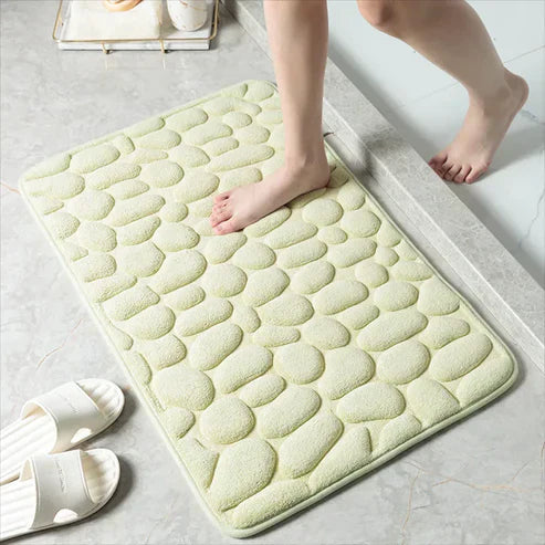 Duurzame badmat: super absorberend, sneldrogend, comfortabel traagschuim en anti-slip voor elke badkamer.