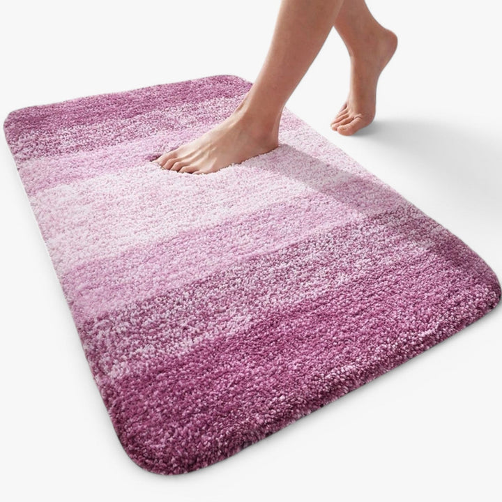 Antislip onderkant van de badmat, zorgt voor extra veiligheid en voorkomt uitglijden in de badkamer.