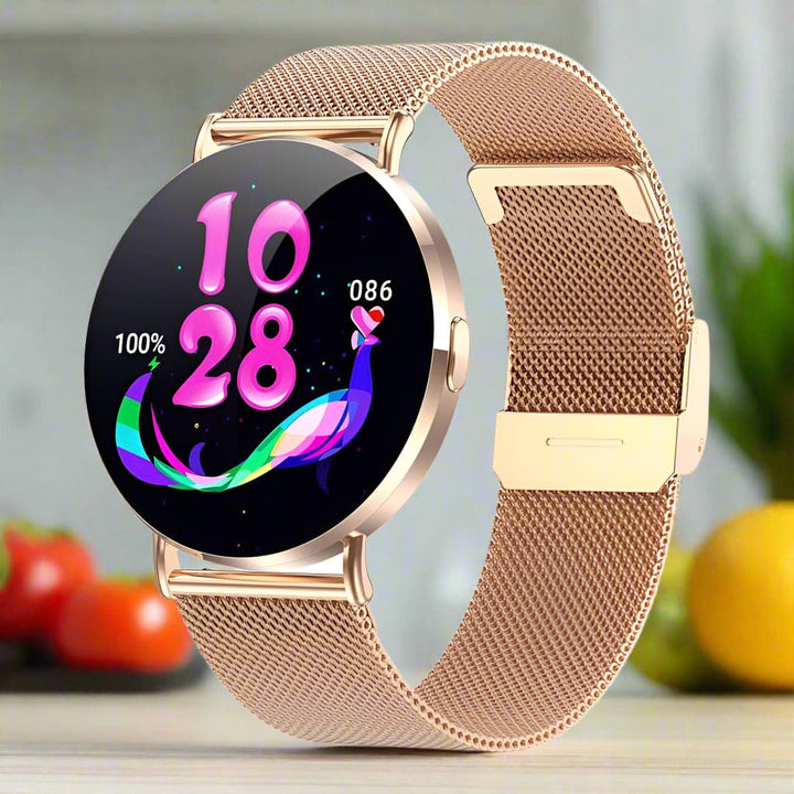 Luxe Galaxy Smartwatch voor Vrouwen – Stijl en Gezondheidsmonitoring