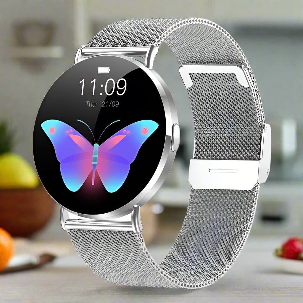 Luxe Galaxy Smartwatch voor Vrouwen – Stijl en Gezondheidsmonitoring
