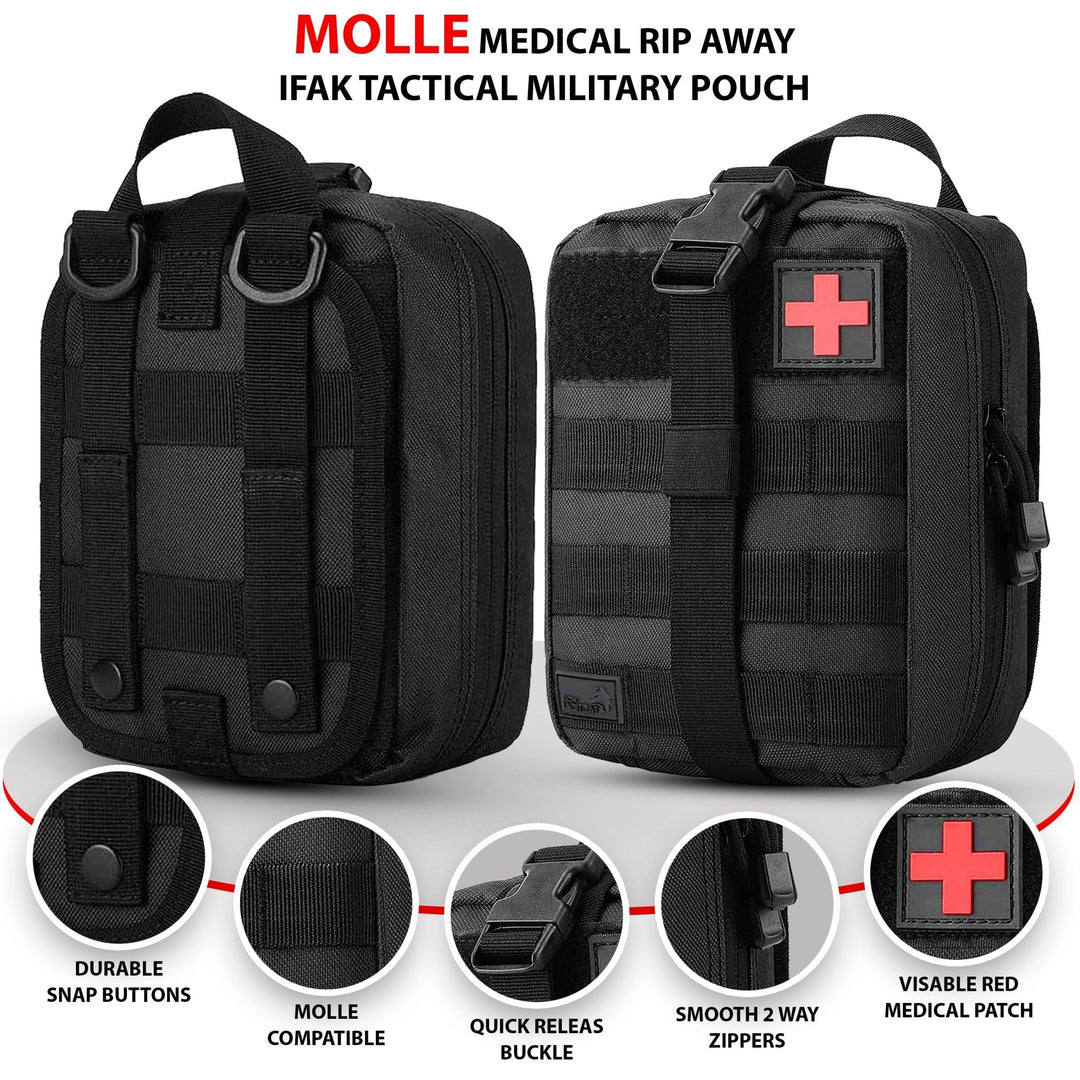 SurviPack 156-delige Survivor Kit - EHBO voor Kamperen & Reizen