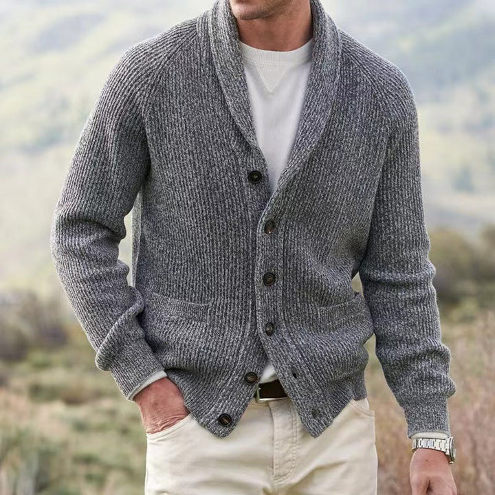 Comfortabel heren knoopvest met V-hals, ideaal voor zowel casual als zakelijke mode, elk seizoen.