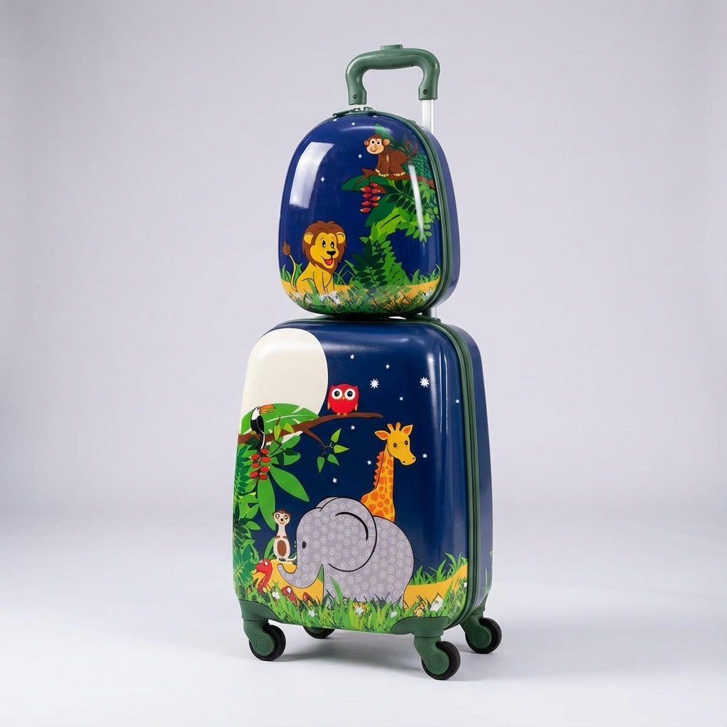 Zeemeermin kinderrugzak & trolley set TinyTrek. Bijpassende bagage voor meisjes; perfect voor school en vakantie.