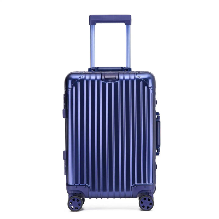 Moderne Tirana hardshell aluminium koffer, ideaal als ingecheckte bagage voor elke reis.
