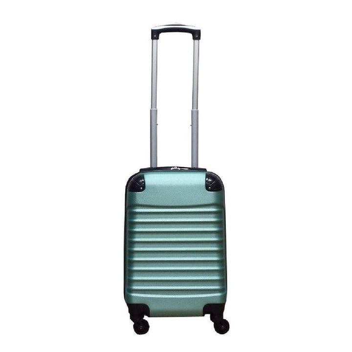 Stijlvolle 2-delige ABS kofferset, compact en duurzaam, ideaal voor korte trips en lange vakanties.