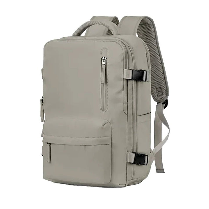 Ergonomische schouderbanden van de TrailSafe Pro rugzak voor comfort, zelfs met zware lading.