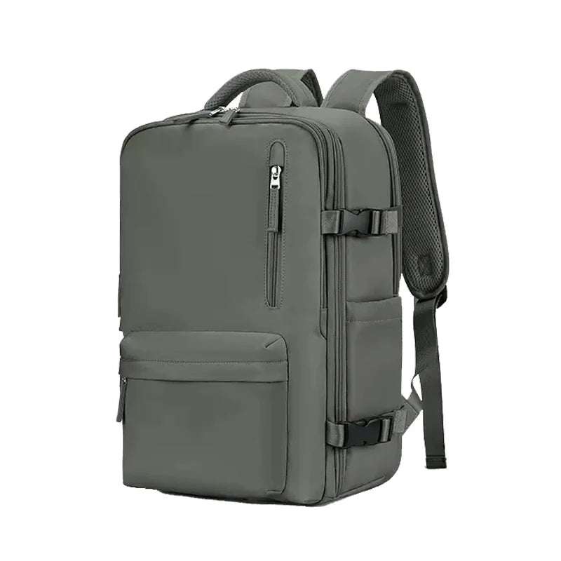 Interieur ruime rugzak, georganiseerd met laptopvak & mesh pockets. Veilig opbergen van je essentials.