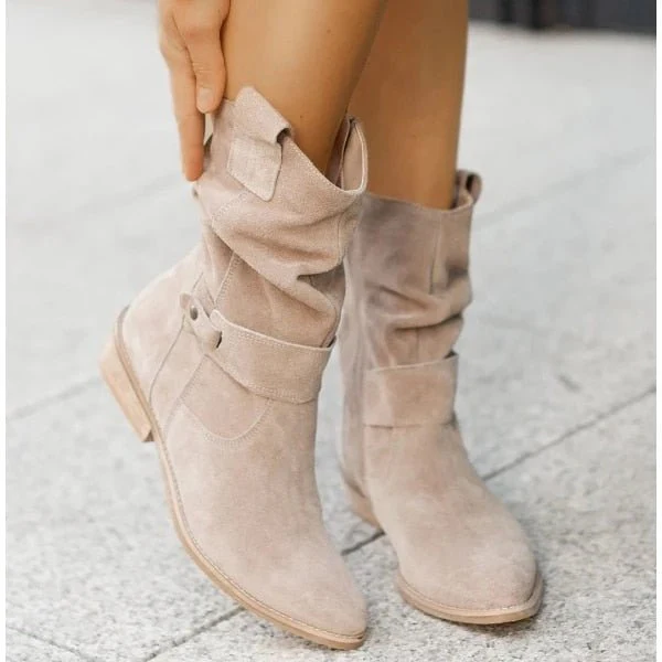 Trendy dames enkellaarsjes met losse schacht, ideaal voor comfortabele herfst- en lenteoutfits. Casual-chique.