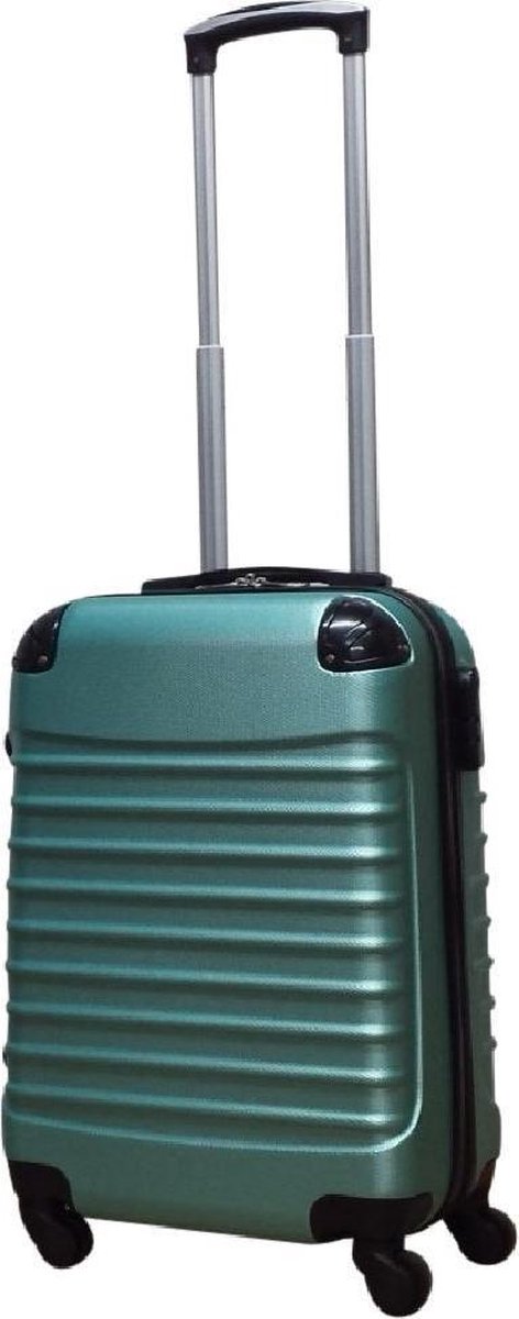 Veilige groene hardcase koffers Napoli set, beschermt je bagage op elke reis.