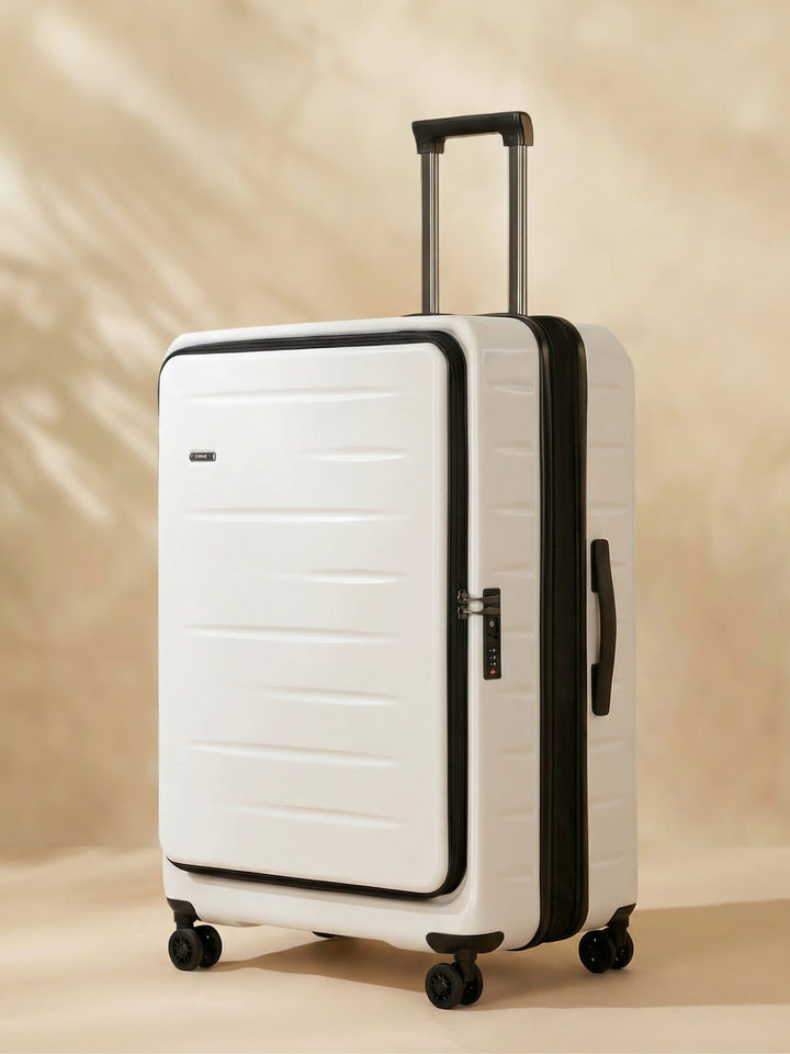 Uitbreidbare handbagage koffer met harde schaal, voorklep & TSA-slot. Ideaal voor reizigers.