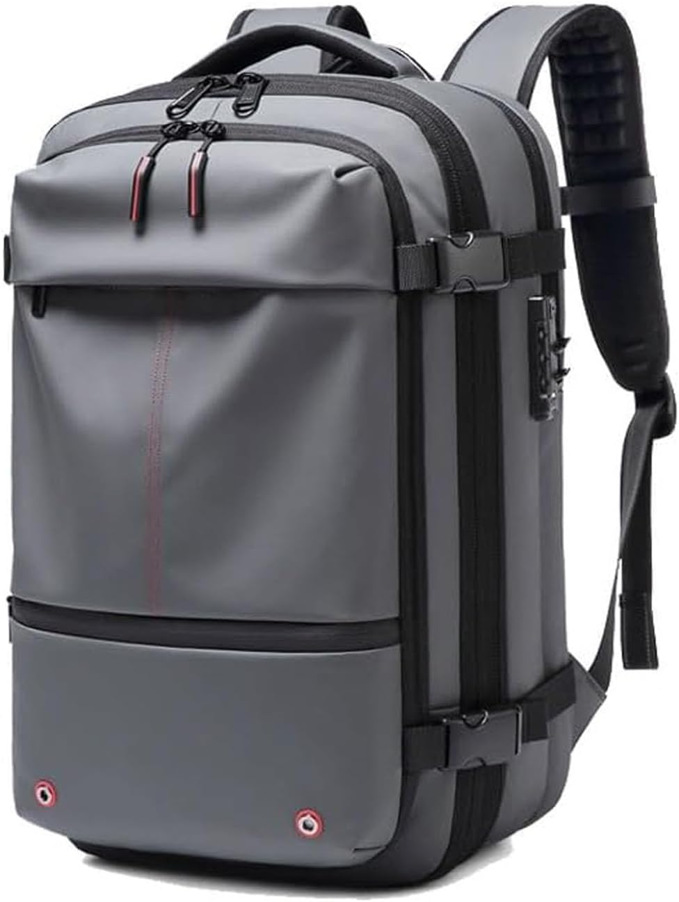 Compacte compressie rugzak, perfect voor citytrips. Met handig nat/droog vak en antidiefstalbeveiliging.