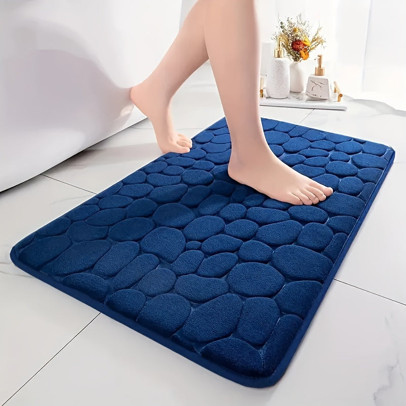 Set van twee absorberende badmatten in verschillende maten, past perfect in elke badkamer.