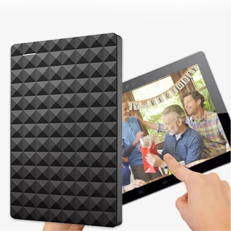 "Ultradunne draagbare 10TB harde schijf, lichtgewicht ontwerp, zwart, USB 3.0 connectiviteit, ideaal voor opslag."