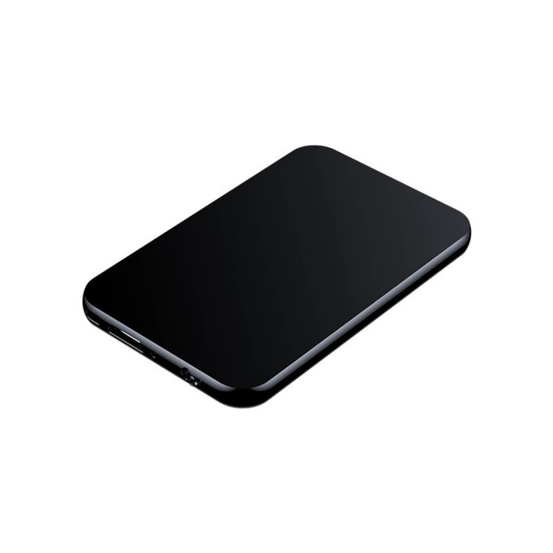 "Ultradunne Mini Spy Microfoon Recorder, 5mm dik, zwart ontwerp, voor discreet en krachtig audiovastleggen."