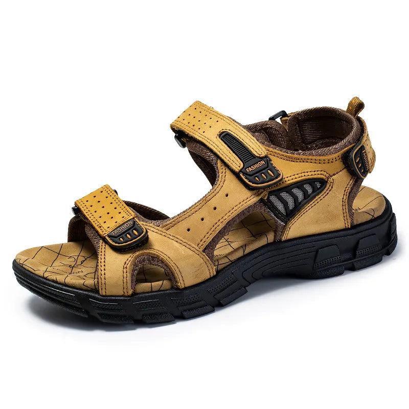 "Uniseks orthopedische sandalen met verstelbare klittenband, schokabsorberende zool en open teenontwerp voor comfort."