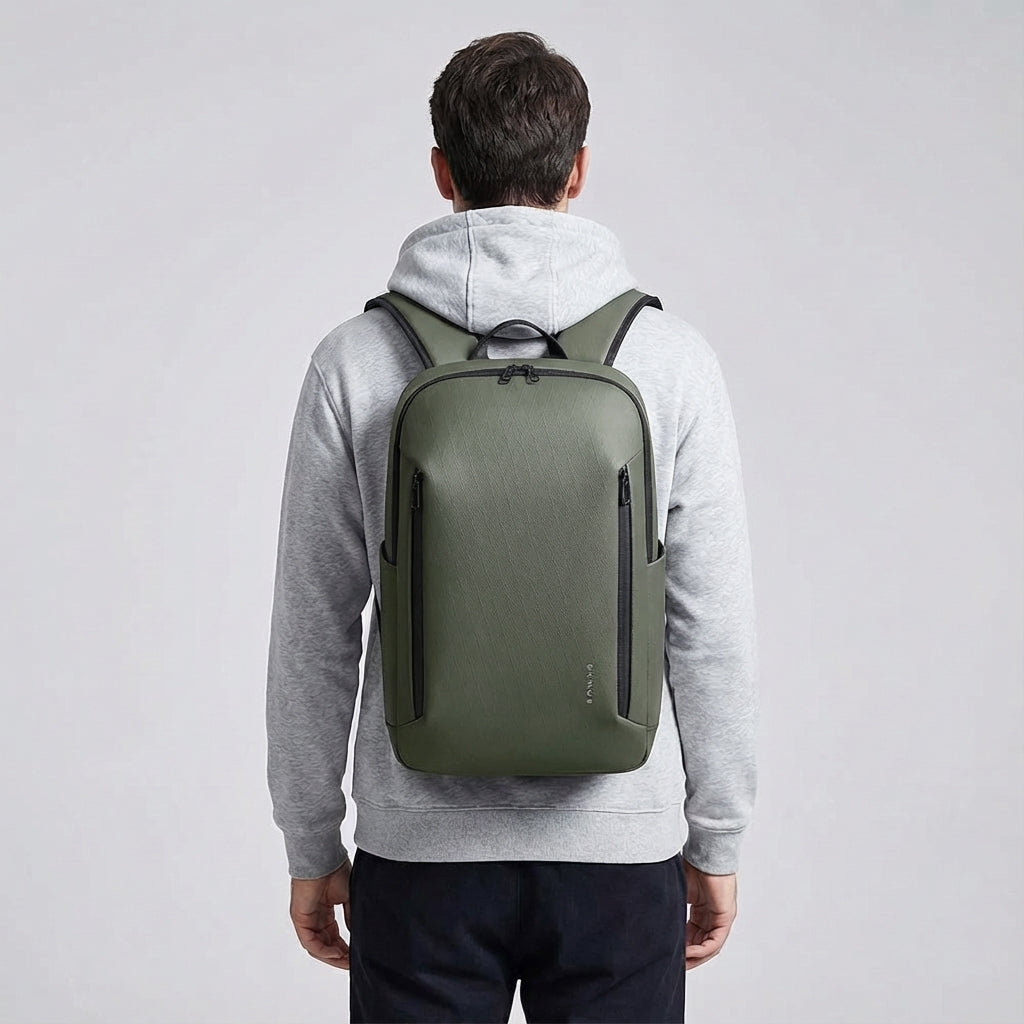 Veelzijdige Transitex dagrugzak, geschikt als schooltas, werkrugzak of compacte reisrugzak, uniseks design.