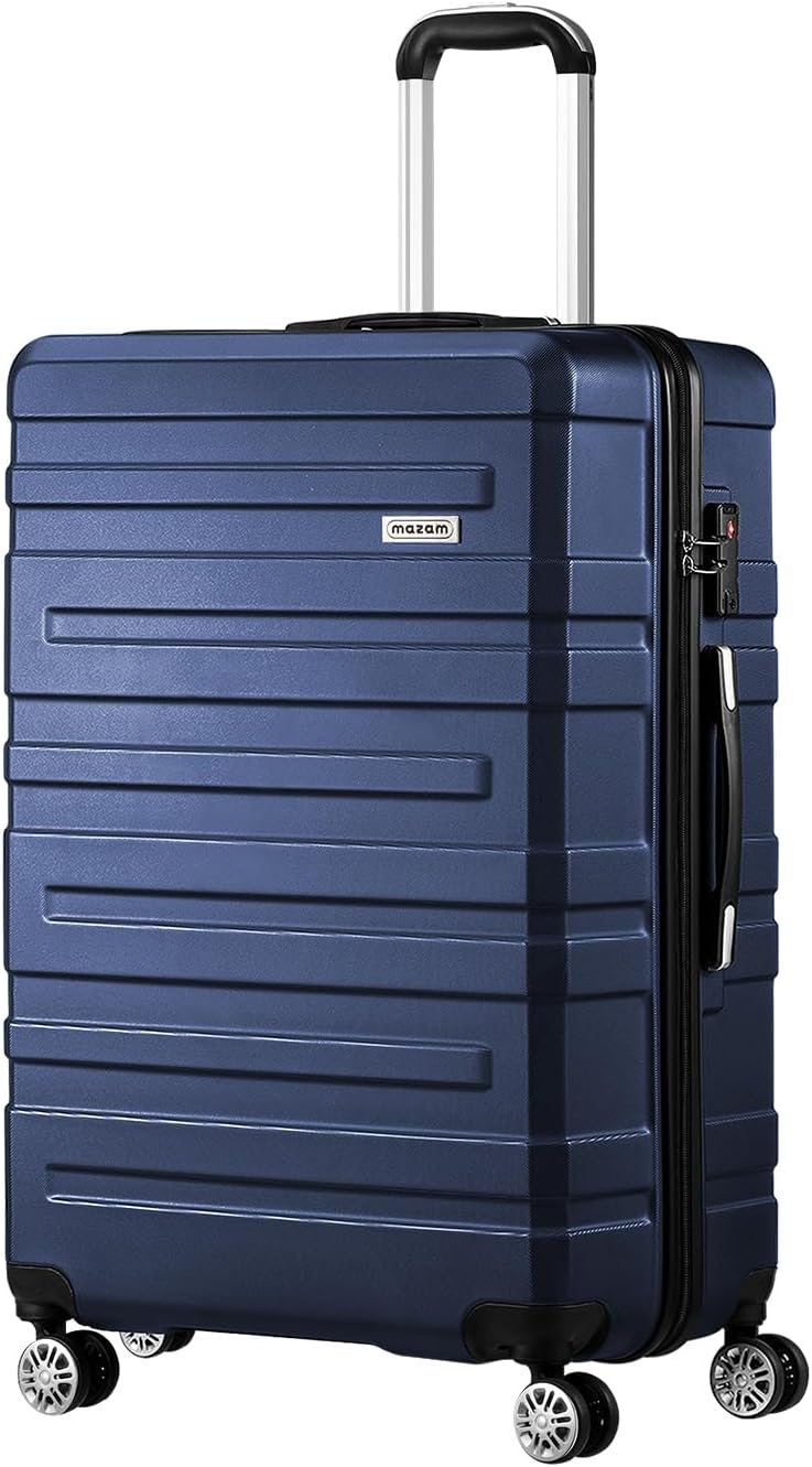 Afbeelding van de 3-delige hard-shell kofferset, klaar voor uw volgende vakantieavontuur.