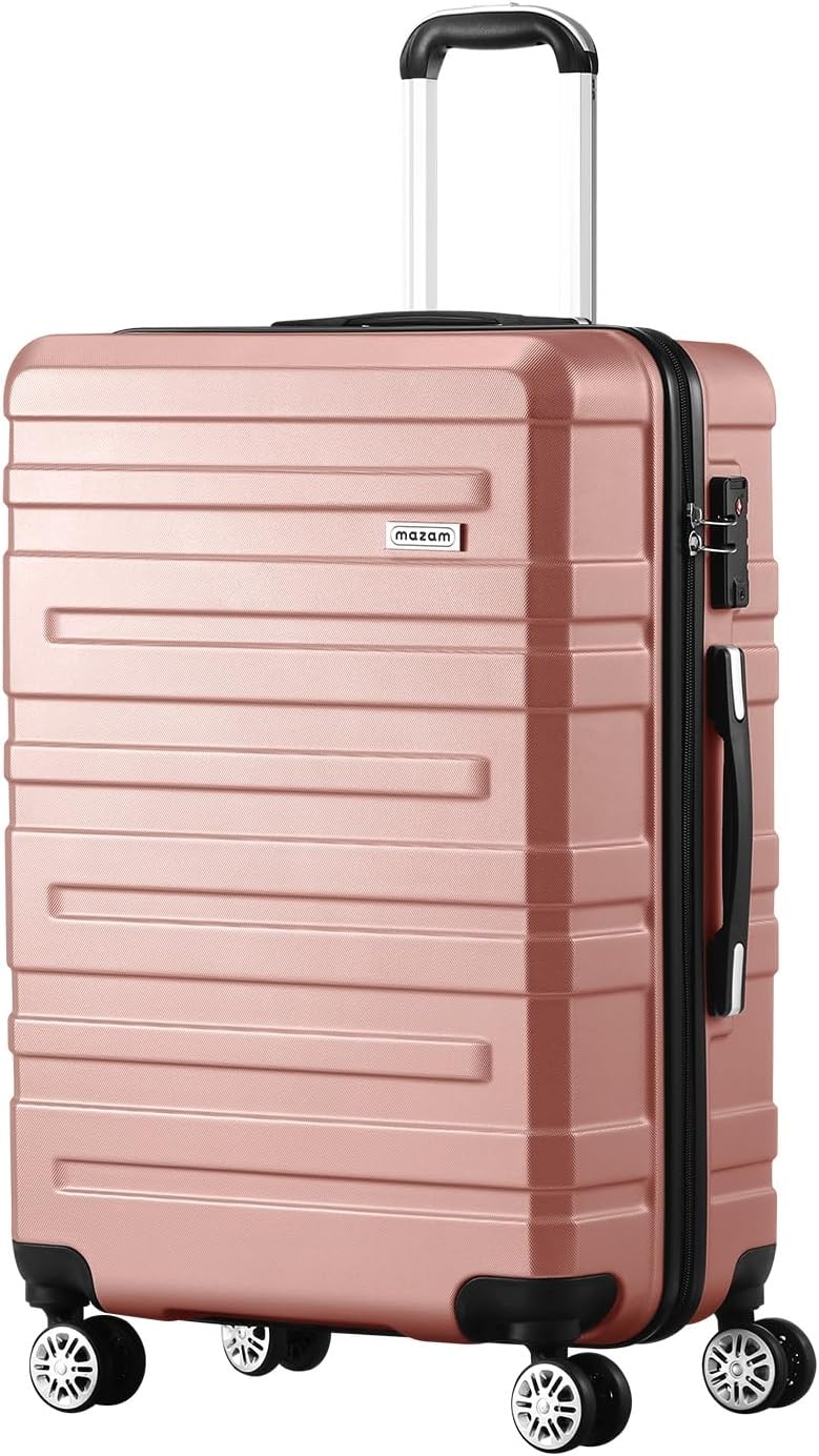 Hard-shell spinner kofferset met TSA-slot, de perfecte reispartner in 3 formaten.