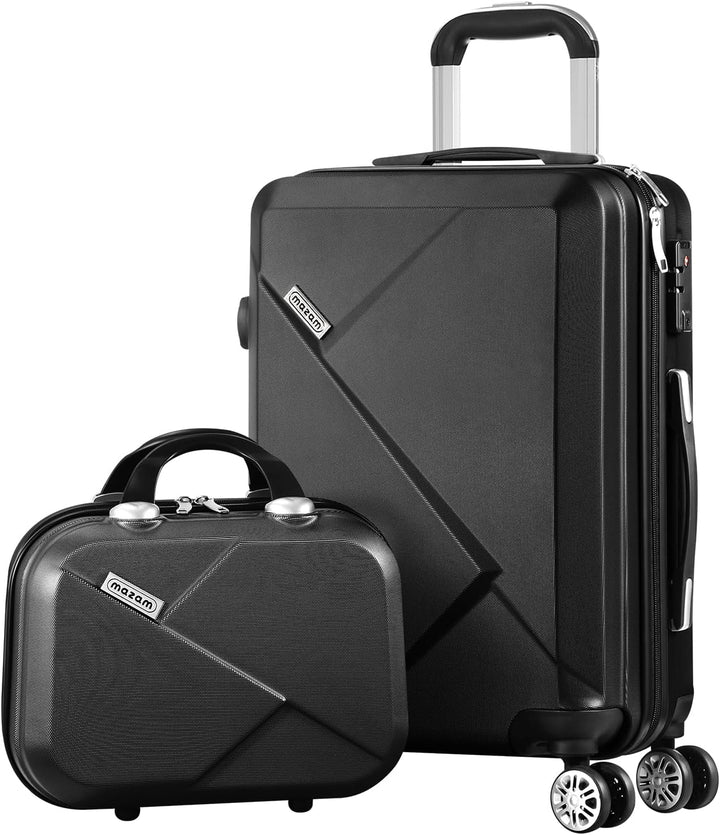 Compacte, middelgrote en grote hard-shell koffer uit de 3-delige unisex reisbagage set.