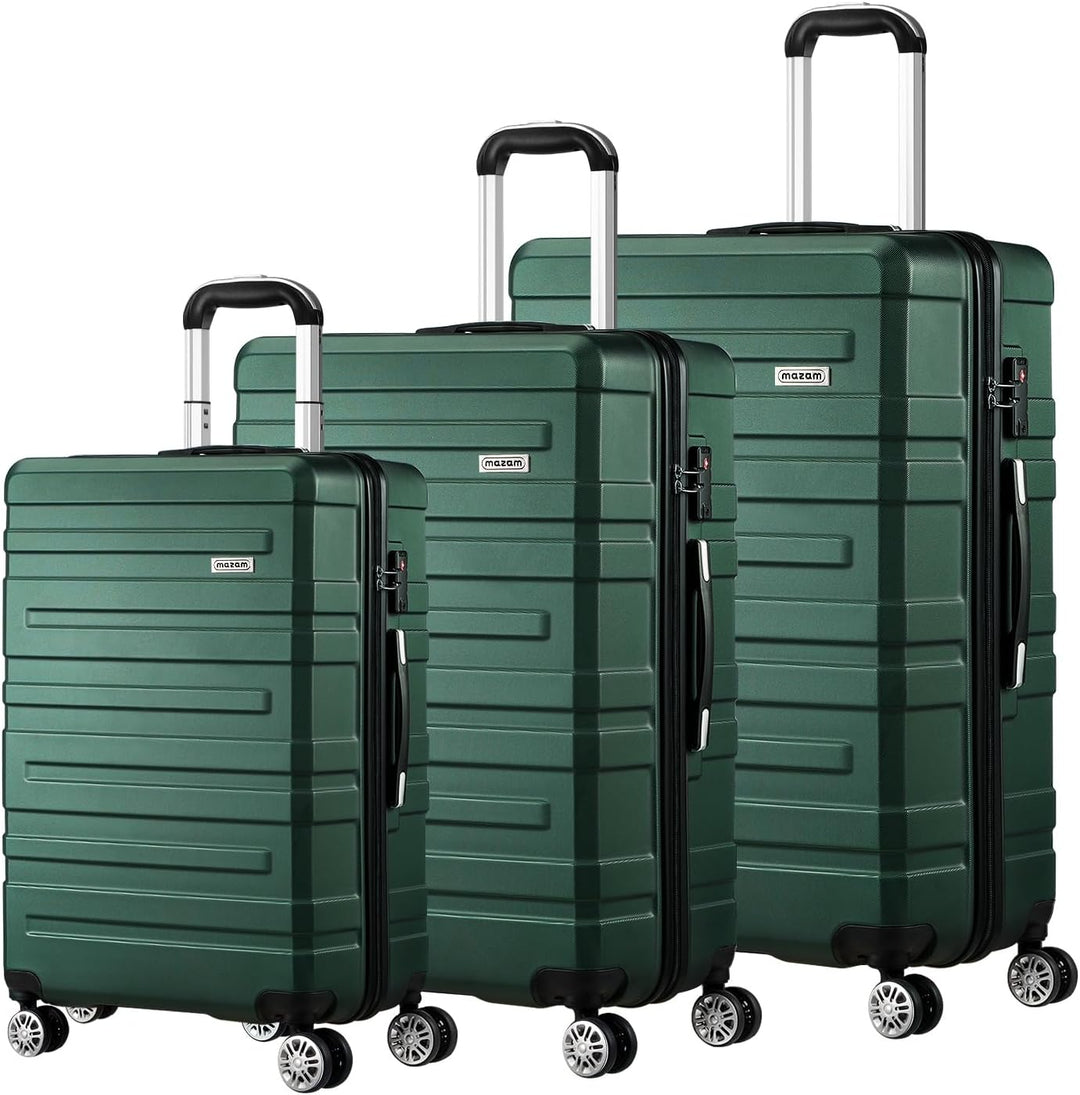 Hard-shell kofferset met 3 spinner bagage stukken, ontworpen voor duurzaamheid en comfort.