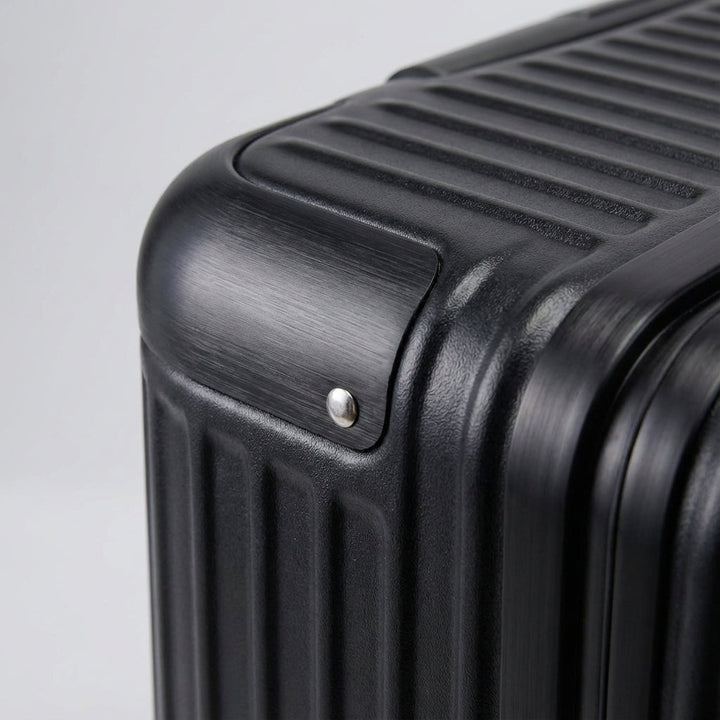 Compacte unisex handbagage koffer, hardcase ABS PC met aluminium frame, perfect voor weekendtrips.